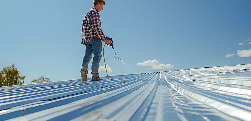 EPDM Roofing Installation Drip Edge in Maywood