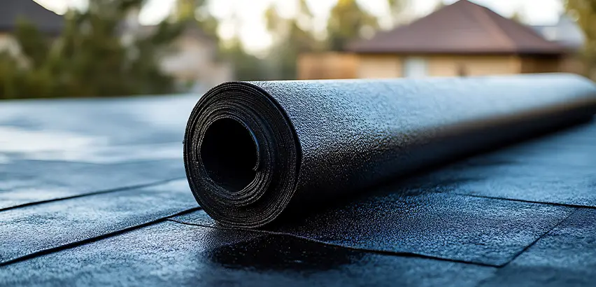 Rubber Flat Roof Replacement in Maywood