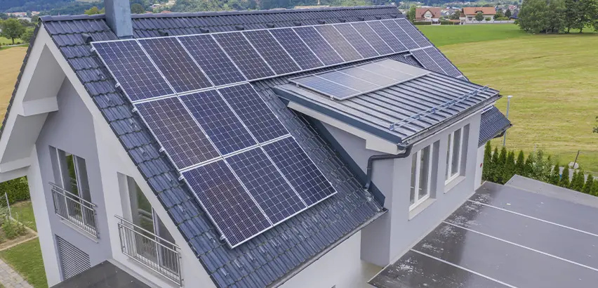 Residential Solar Roof Installation in Maywood