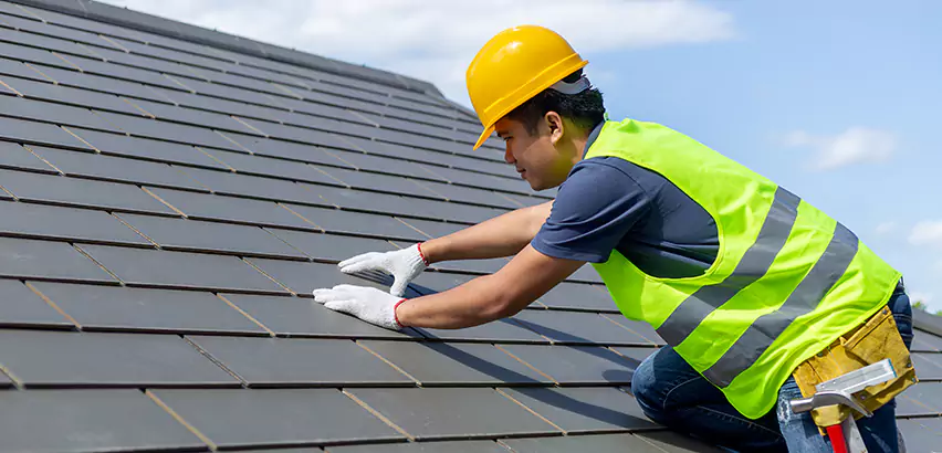 Slipped Slate Repair in Maywood