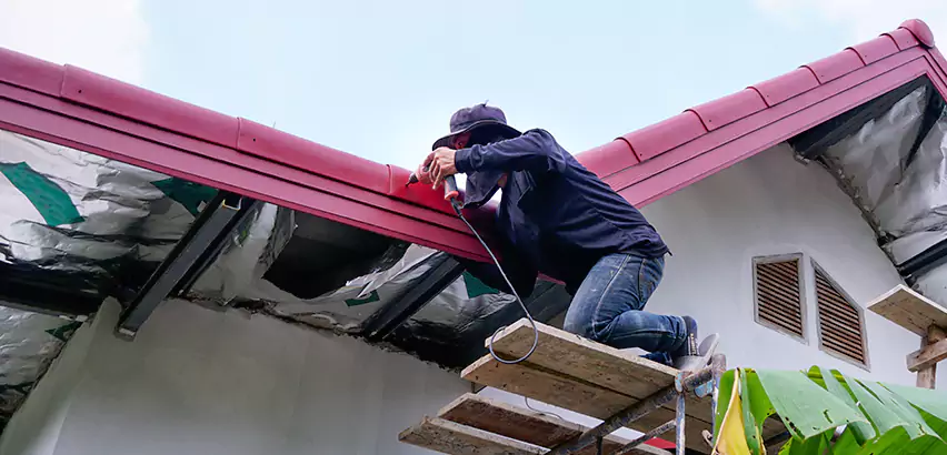 Residential Wind Damage Roof Repair in Maywood